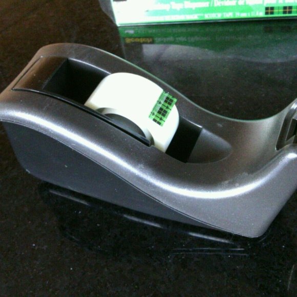 Scotch Tape Dispenser C 60 1'' Core Weighted Base Desktop Table Top Office Home - Picture 11 of 16